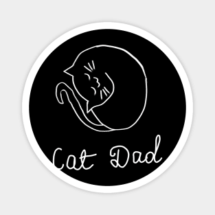 cat dad Magnet